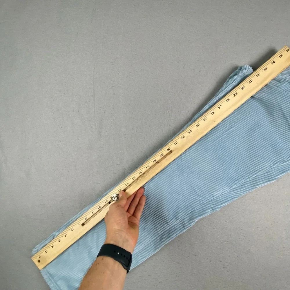 Levi's 514 Straight Fit Pants Mens 34x32 baby Blue Corduroy Regular Fit Cotton